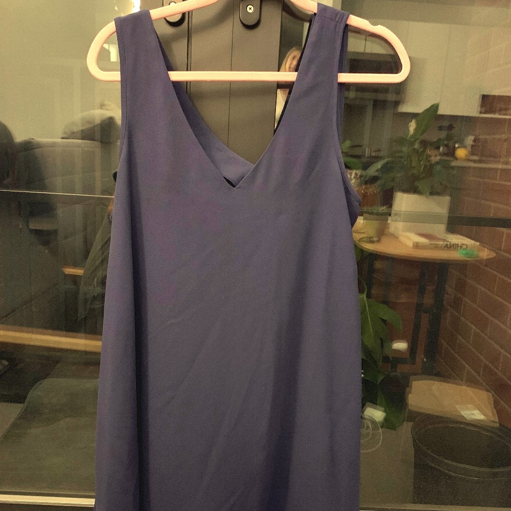 Women's navy sheath dress